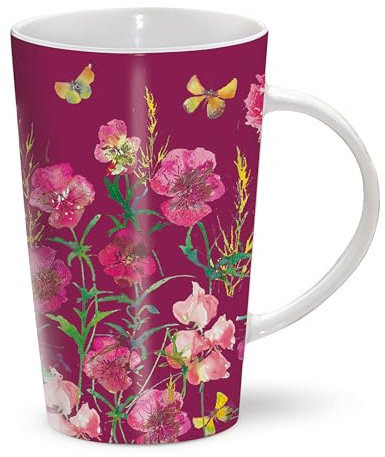 Otter House Gift Sweet Peas & Pansies Mug