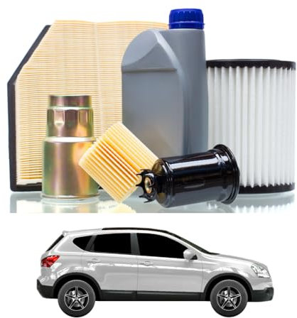 Tagliando per NISSAN Qashqai +2 I 1.5 dCi 81 kw - 5 Lt di olio + 4 Filtri anno 2010<>2013