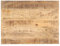 Gecheer Mangoholz Massiv Tischplatte Massivholzplatte Holzplatte Ersatztischplatte Holz Platte für Esstisch Esszimmertisch 25-27mm 70x60cm