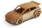 Skoda 6U0087558D Puzzle Miniatur 3D-Holzpuzzle Fabia RS Rally2, Maßstab 1:43, Braun