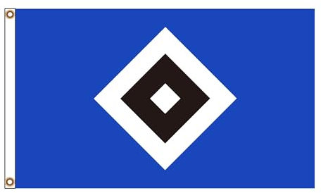 PinkDisplay Hamburg Flagge Polyester full color 90x150cm Headtape mit Ösen und Double Stitched für Feiern