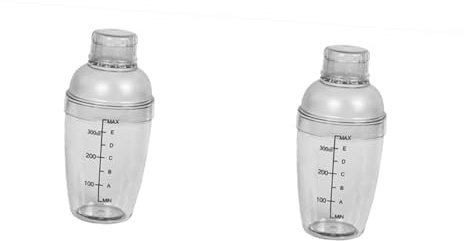 TOPBATHY 2 Pezzi Shaker Da Bar Per Cocktail 350 Ml Tazza Da Tè Con Scala Per Uso Domestico