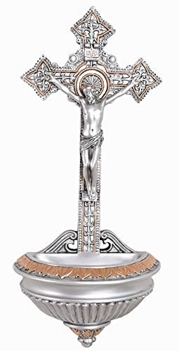 Pila de Agua Bendita Crucifijo Jesús Cristo Sacro wu75371ab Palazzo Exclusivo