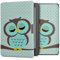 kwmobile Étui Compatible avec Kobo Aura Edition 2 Coque - Étui à Rabat magnétique Tablette eReader Similicuir - Turquoise-Marron-Menthe glaciale