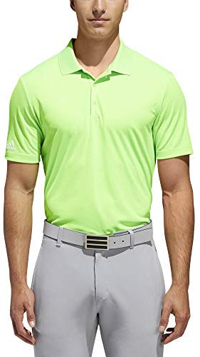 adidas Golf Performance Poloshirt für Herren Small Solargrün