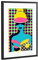 artboxONE Poster mit Rahmen Schwarz (Metallic) 30x20 cm Tenniswoman von Sasha Lend - gerahmtes Poster