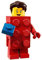 LEGO 71021 SERIES 18, #2 RED BRICK SUIT GUY MINIFIGURE