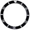 Ersatzring für Armbanduhren, Kunststoff, 4 Farben, Schwarz