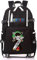 WANHONGYUE One Piece Roronoa Zoro Anime Backpack Student Schoolbag Laptop Book Bag Rucksack Casual Dayback Black-4