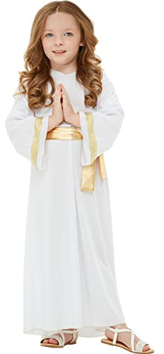 Funidelia Disfraz de ángel para niños, Incluye túnica y cinturón, Navidad - Traje para niños para fiestas, Carnaval y Halloween - Talla 3-4 años