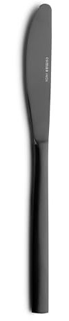 Dessertmesser PVD, Schwarz, Barcelona, Länge: 202 mm