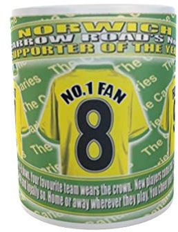 Norwich Football Shirt Mug Gift