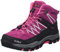 CMP Unisex Kinder Kids Rigel Mid Trekking Shoes Wp Trekking-Schuhe, Rosa Fluo Pink Berry Pink Fluo, 32 EU