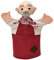 Handpuppe Märchenfigur Opa 27 cm, Ideal für Puppentheatre und Rollenspiele, für Kinder Baby Jungen Mädchen