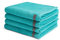 Ross - Selection - Organic Cotton - 4 X Handtuch - im Set (50 X 100cm Türkis)