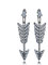 Banemi Ohrringe Modern, Damen Ohrringe Pfeil mit Cubic Zirkonia Friktion Back Ohrstecker Geburtstagsgeschenk
