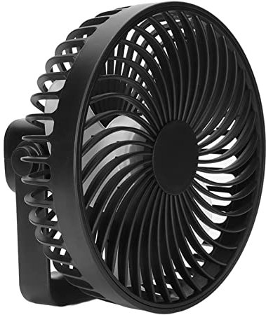 Small Wall Mount Fan, Camping Fan for Tent, USB Fan with 4 Speed Adjustable, 1800 to 3800 RPM Portable Cooling Fan for Tent, Car, RV, Desk, Home, Office