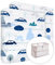 Baby Comfort Spannbetttuch für Kinderzimmer, 100 % Baumwolle, passend für 95 x 65 cm Reisebett, 2 Stück