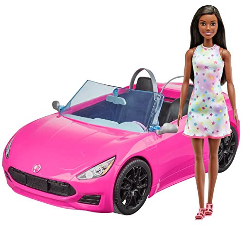 Barbie - Poupée et Convertible Rose
