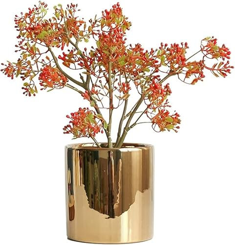 Artificial Plants for Home Decor Indoor Artificial Potted Plants Fake Pistachio Tree Potted Plants Indoor Living Room Decoration Mini Faux Plants with Pot The best artificial plants