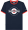 Lambretta Mens Logo Ringer Short Sleeve T-Shirt - Navy - 3XL