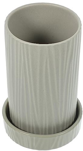 Kichvoe Escurridor De Cerámica Tarro De Utensilios Titular De Cubiertos Carrito De Utensilios De Cocina Vasija De Cerámica Escurridor De Utensilios Portalápices Almacenamiento Cubertería