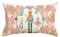 Artoid Mode Rosa Diamant Plaid Nussknacker Weihnachten Kissenbezug, 30x50 cm Saisonnal Winter Zierkissenbezug Cushion Cover Couch Wohnzimmer Deko
