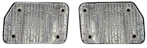 Covprotec 1 Paar Thermo-Jalousien für den Heck, 1/4 Zoll, kompatibel/Ersatz für Volkswagen Transporter T6.1 (2020-Datum), Farbe in Rot