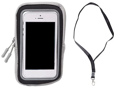 Handysocke, Universelle Stoßfeste Handytasche mit Trageband, Warme Handytasche Zum Wandern, Reisen
