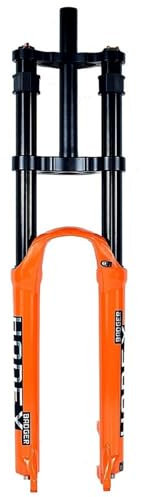 Forcella Pneumatica Per Bici MTB Forcella Anteriore DH Forcella A Doppia Spalla 26 27,5 29 Pollici 9X100MM Rilascio Rapido A,27.5in