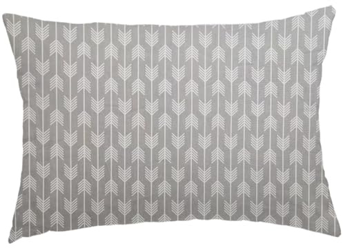 Kinder Kissenbezug 40 x 60 cm - Bio Baumwolle Kopfkissenbezug - Baby Kleinkind Kissen Kissenbezüge für Kinderwagen - babykissen bezug mit Umschlagverschluss