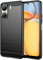 Max Power Digital Funda para móvil Xiaomi Redmi 13c / Poco C65 Carcasa Protectora Antigolpes Silicona Negra Diseño Fibra de Carbono Resistente Absorción de Choque [Compatible Carga Inalámbrica]
