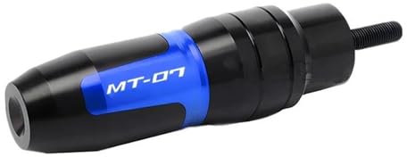 Sturzpads Motorrad-Auspuffschieber-Crash-Schutz Für Yamaha MT-07 MT07 MT 07 2014 2015 2016 2017 2018 Rahmenschieber Crash Pad Motorrad-Auspuff-Sturzpads(Blau)