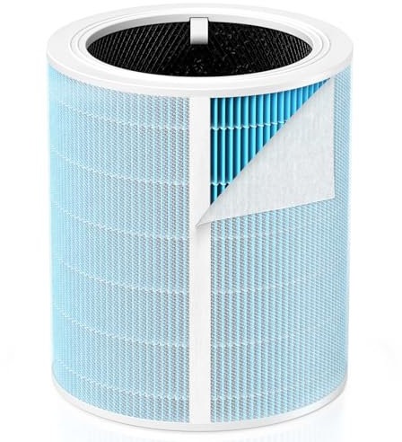 Core 600S Smoke Remover Replacement Filter for LEVOIT Core 600S & Core 600S-P Air Purifier, 3-in-1 H13 True HEPA, High-Efficiency Activated Carbon, Core 600S-RF-SR 1 Pack, Blue