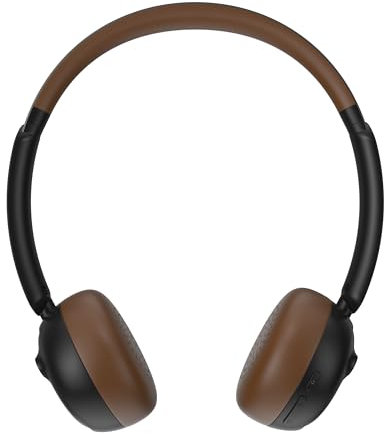 AUDALA Retro Over The Ear ANC Headphones Wireless Bluetooth Old School Noise Cancelling On Ear Headset with Mic Vintage Comfortable for Gym Workout PC Gaming Android iOS 70Hours Playtime