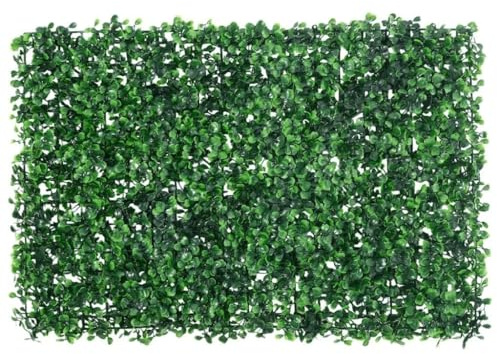 Sophrelle Valla de Hojas de arbusto Artificial 24 uds Verde 40x60 cm 40 x 60 cm,366637