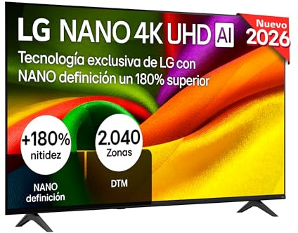 LG 55NU850B6LA - Smart TV Nano 4K UHD AI NU85 55 Zoll 4K 2026