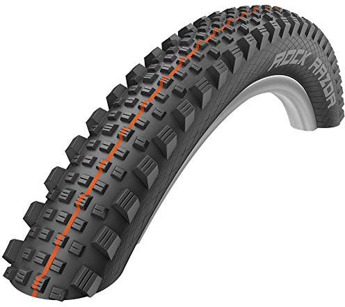 Schwalbe Unisex's Rock Razor Super Gravity Soft TLE Folding Tyre, Black, 26 x 2.35