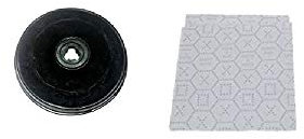 RICELSUD.IT 8090012111155 ***** Fa ber 1 Filtro Cappa Carboni Attivi con Farfalla + 1 Panno H 2.6 Cm Ø 23.2 No Originale **Non E' Prodotto da Faber ** F 38