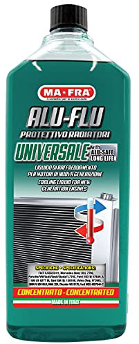 Ma-Fra, Alu-Flu, Protettivo Radiatori Universale, Liquido di Raffreddamento Per Motori di Nuova Generazione, Colore Verde