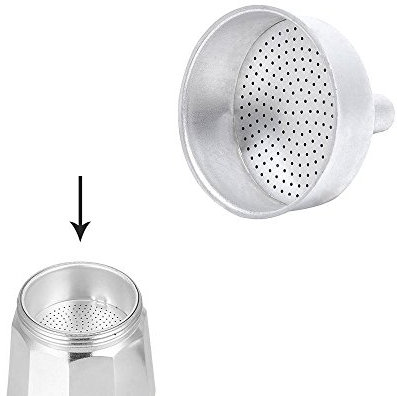 Embudo Cafetera Aluminio Classic/Inducción 2 Tazas