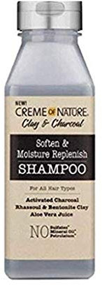 Creme of Nature Clay & Charcoal Moisture Replenish Shampoo 355 ml, Standard