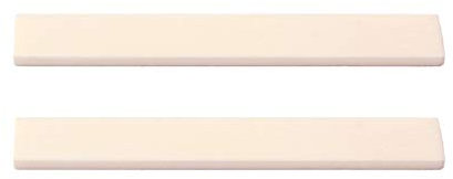 Healifty Nuts Nuts Material 2 Pcs Guitar Bone Nut Blank Saddle Bone Blank For Electric Bass Acoustic Classical Guitar Mandolin Banjo Ukulele Electric Guitar Classic Guitar Oud Instrument