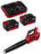 Einhell Akku-Laubbläser GE-LB 36/210 Li E Power X-Change (Li-Ion, 36 V, 816m³/h Blasleistung, Turboschalter, 3-stufiges + abnehmbares Rohr, inkl. 2x3 Ah Akku und Twincharger)
