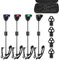 Lixada Angel Swinger Set Bissanzeige Digital Fishing Alarm LED Bissanzeige Beleuchtetes Swinger Angelgerät