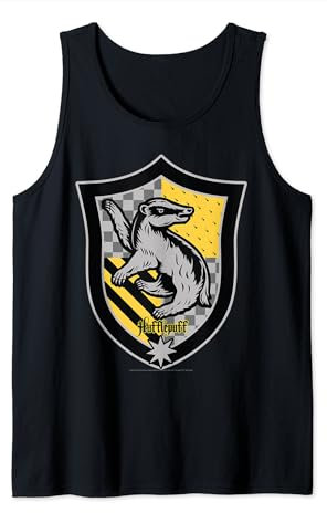 Harry Potter Hufflepuff Crest Flat Canotta