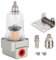Filtro Separatore Olio Acqua，Tiuxiu Separatore Di Compressori Compressa Filtro Aria Ricambio Filtro Aria Antiparticolato 1/4 Con Staffa Di Montaggio E Connettore Tracheale AF2000-02