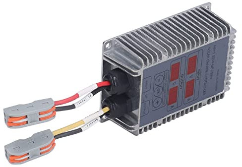 Fafeicy Solarbatterie-Laderegler, MPPT Boost Spannung Einstellbar Wasserdichter Solarladeregler, mit LED-Anzeige, Wirkungsgrad ≥95%, Rauschen <55dB(200 W)