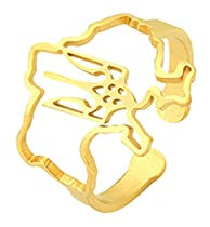 Ukraine-Umrisskarte-Ring Für Frauen, Verstellbarer Ring – Karten Der Ukraine, Charme, Ethnischer Öffnungsfinger, Klassischer Schmuck, Fingerring Für Unisex, Damen, Geburtstagsfeier, Gesc