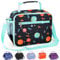 Homtibrm Insulated Lunch Bag, Kids Lunch Cool Bag with Adjustable Strap, Waterproof Lunch Box Bag for Adults Kids Boys Girls Work School Picnic (Planet)